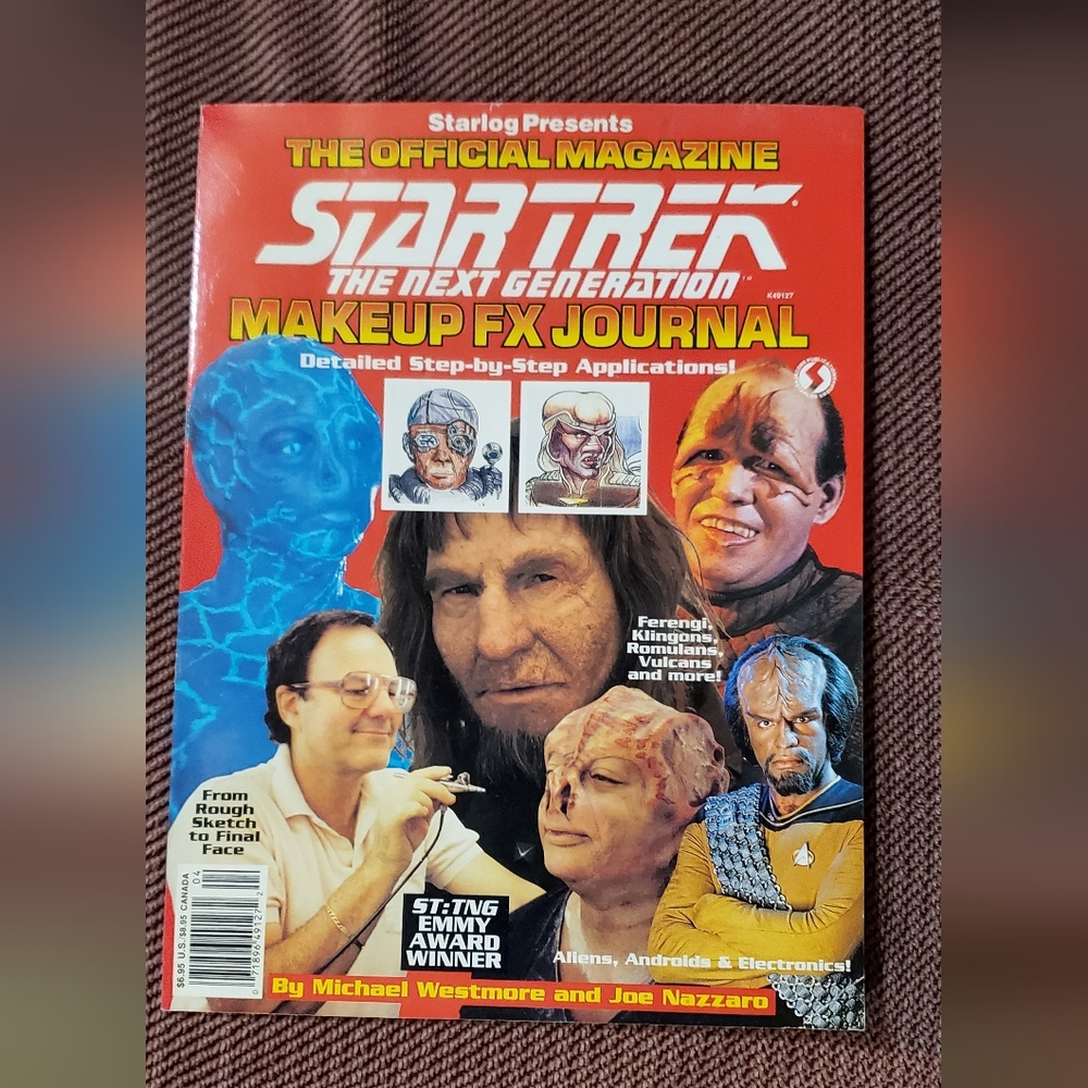Starlog Presents Star Trek The Next Generation Makeup FX Journal 1992